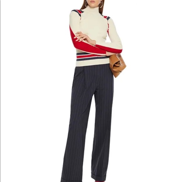 Rag & Bone | Julee Striped Wool Turtleneck - Picture 3 of 9